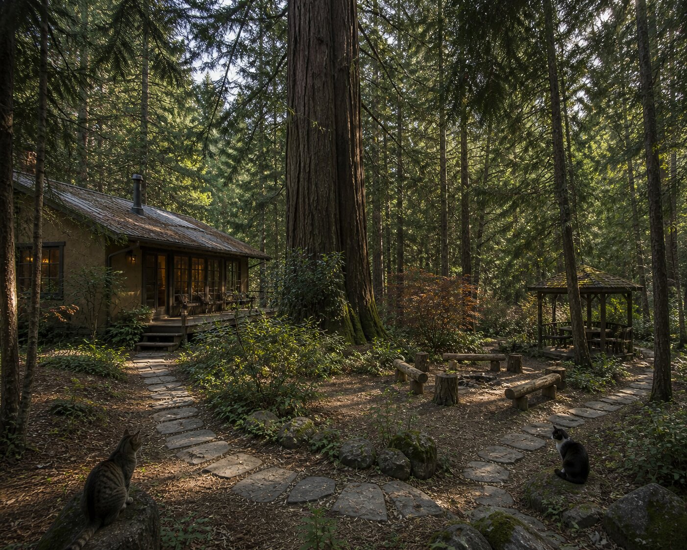 Retreat cabin on the property